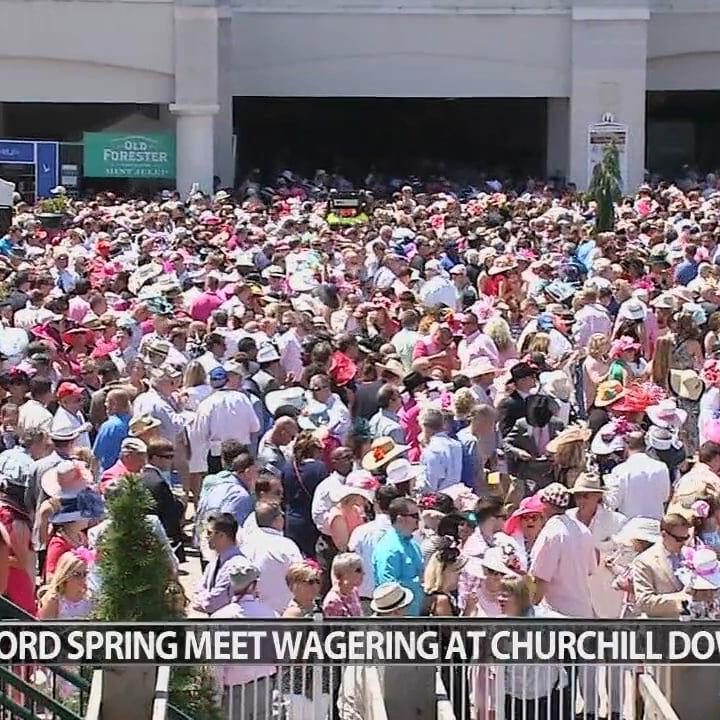 Churchill Downs breaks record for wagering at Spring Meet this year
